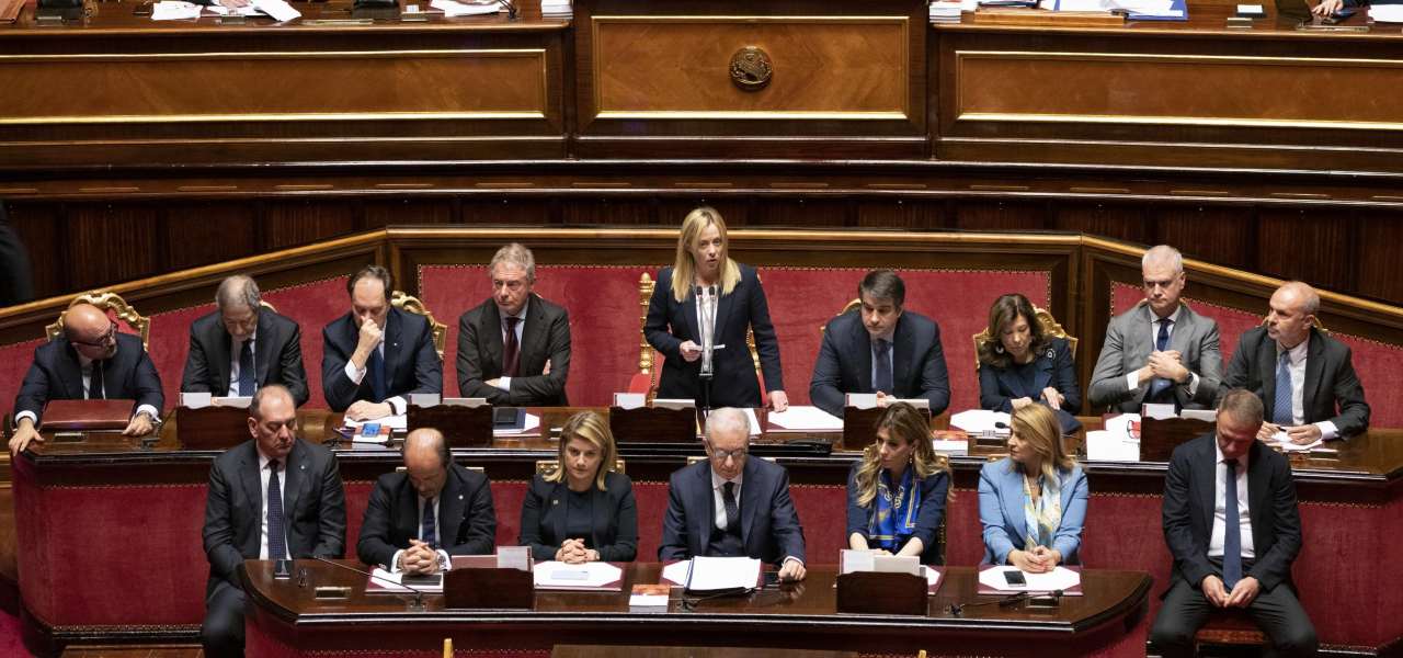 Meloni in Senato: “L’Italia ha le carte in regola per essere protagonista in Europa”